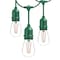 Newhouse Lighting - Outdoor 48-ft String Lights w/(16) Plastic LED Filament Bulbs Included, Green Cord CSTRINGLED18P-G - alternate 1